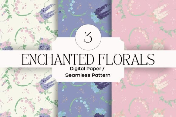 Enchanted Florals Seamless Pattern