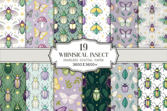 Whimsical Insect Seamless Pattern Bundle: A Strategic Tool for Creative and Professional Projects