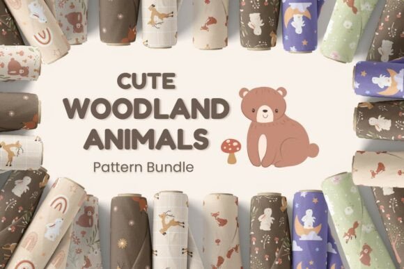 Woodland Animals Pattern Bundle